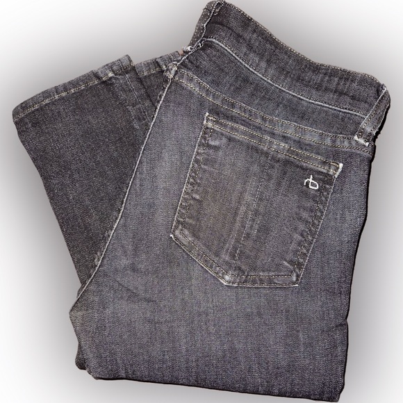 Rag & Bone faded Black straight leg jeans size 27 - Picture 1 of 2